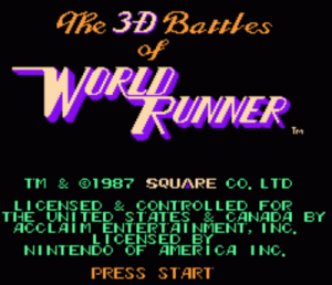 3-D Battles Of World Runner, The [hM34] ROM