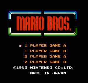 Afro Mario Bros (Mario Bros Hack) ROM