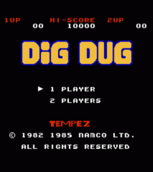 Tempez Dig Dug (Hack) ROM