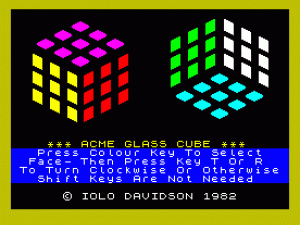 Acme Glass Cube (1982)(Iolo Davidson) ROM