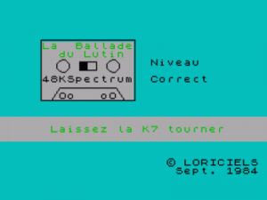 Ballade Du Lutin, La (1984)(Loriciels)(fr) ROM