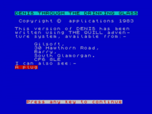 Denis Through The Drinking Glass (1983)(Applications Software Specialities)[a] ROM