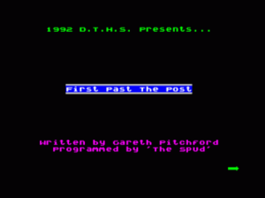 First Past The Post (1988)(Cult Games) ROM