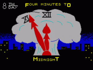 Four Minutes To Midnight (1987)(8th Day Software)(Side A) ROM