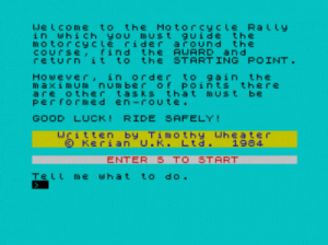 Motorcycle Crazy (1984)(Kerian UK)[a] ROM