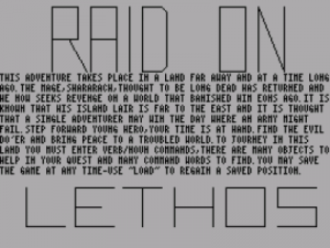 Raid On Lethos (1984)(Dave Newton) ROM