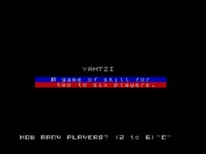 Yahtzi (1983)(Work Force) ROM